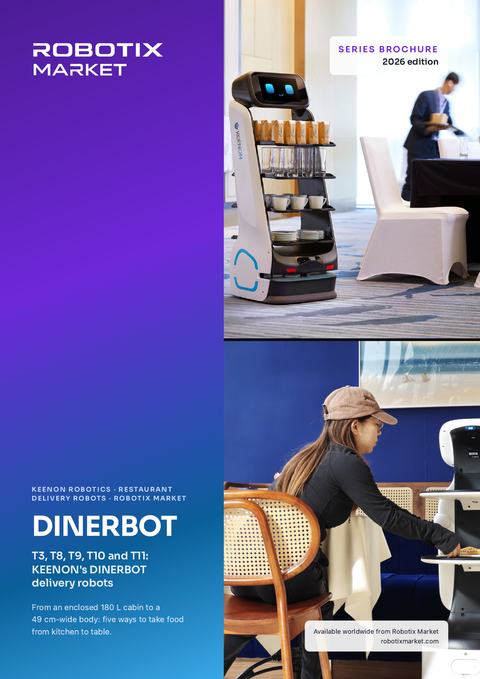 Keenon DINERBOT T3 Enclosed Delivery Robot – Product Brochure