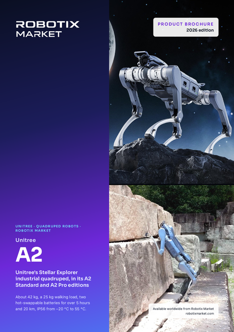 Unitree Robotics A2 Pro Quadruped Robot Dog – Product Brochure