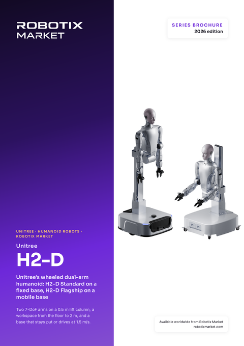 Unitree H2-D Standard Sabit Tabanlı Çift Kollu İnsansı Robot – Ürün Broşürü