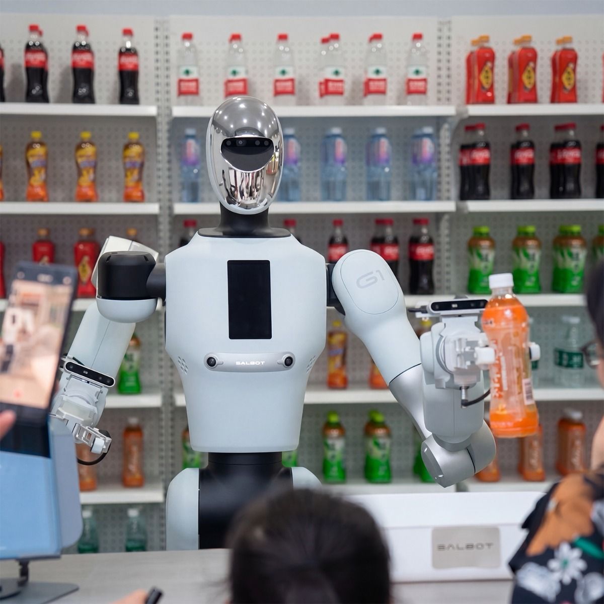 Galbot Galaxy Space Capsule Humanoid Retail Store