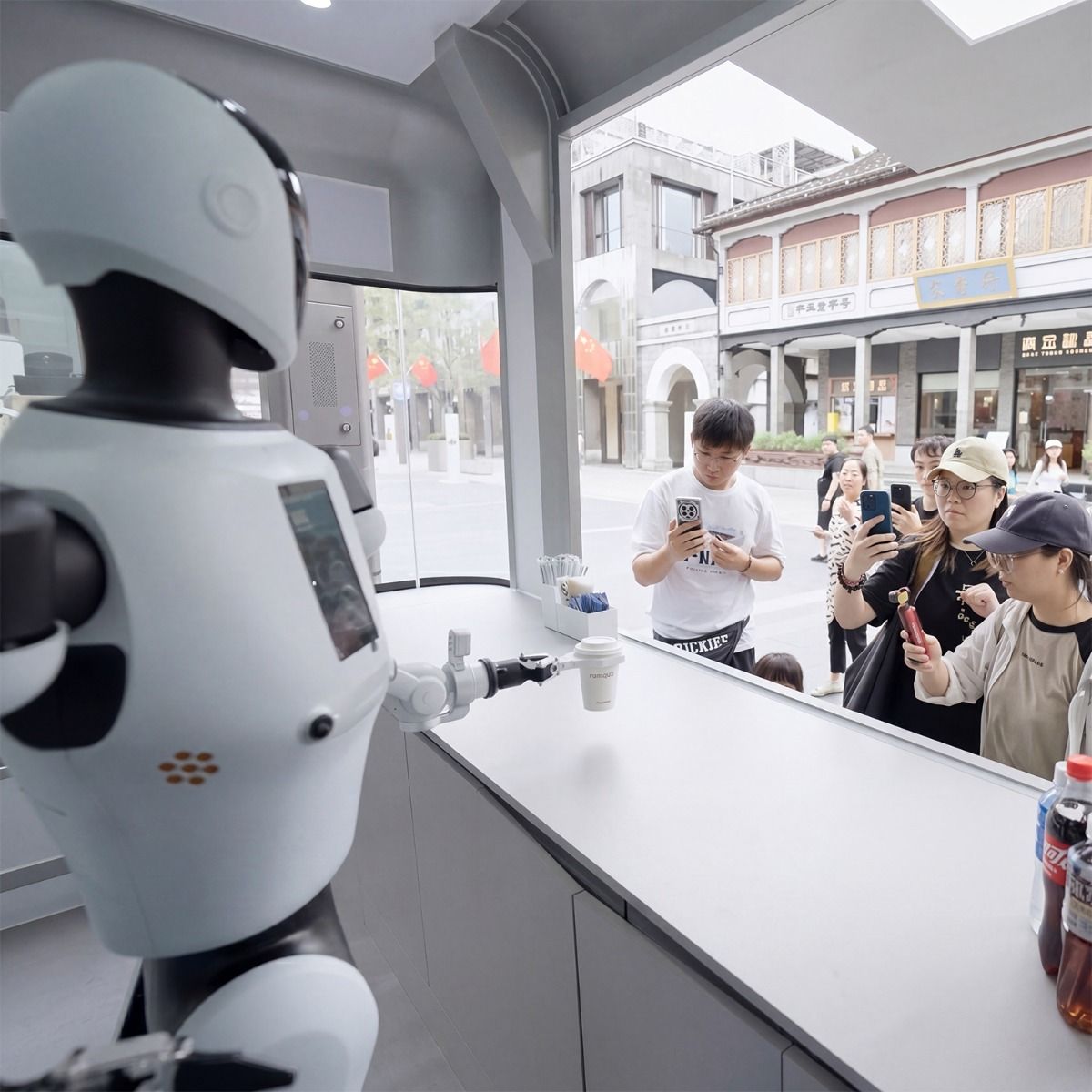Galbot Galaxy Space Capsule Humanoid Retail Store