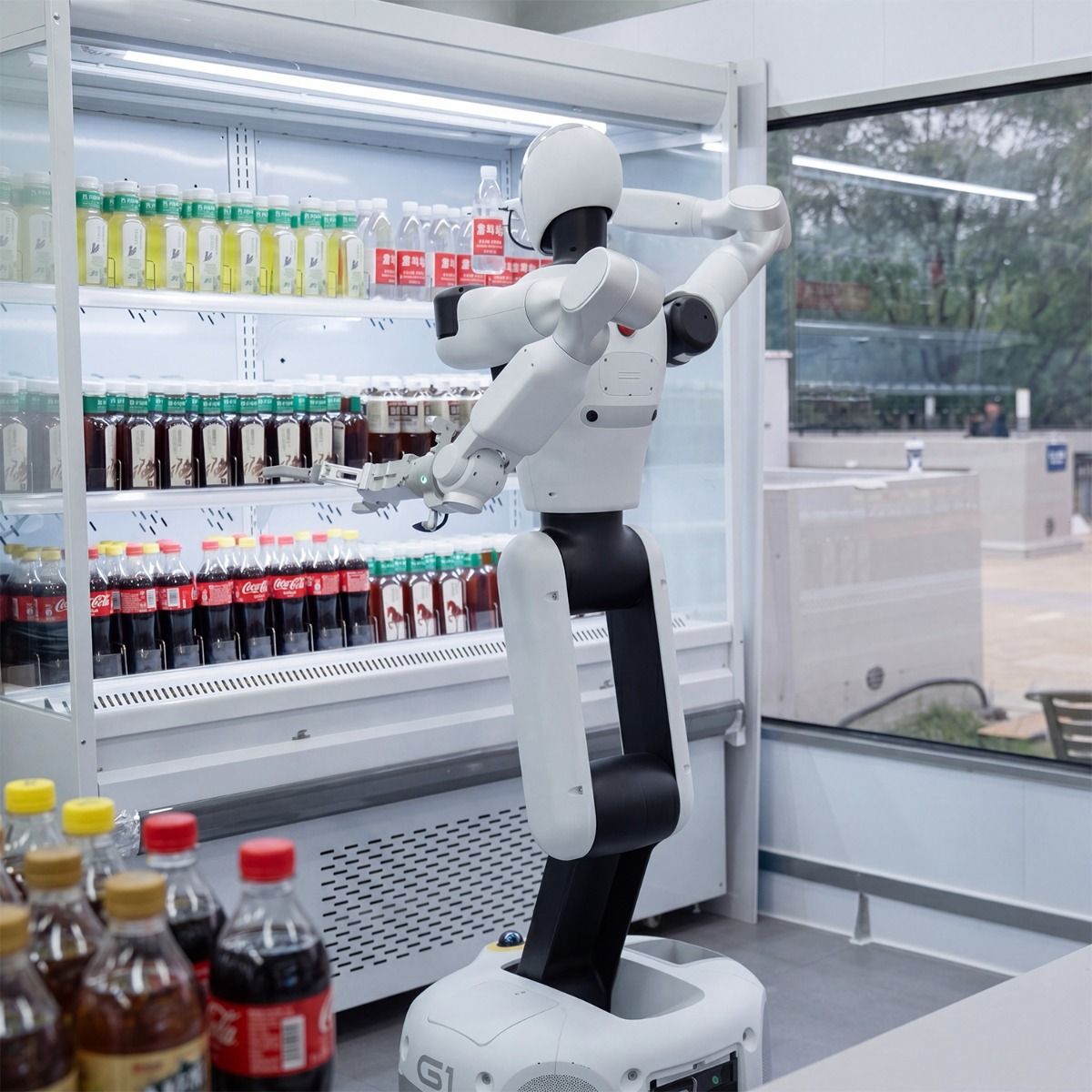 Galbot Galaxy Space Capsule Humanoid Retail Store